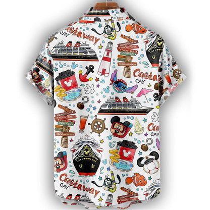 Castaway Cruise Tropical Hawaiian Shirt