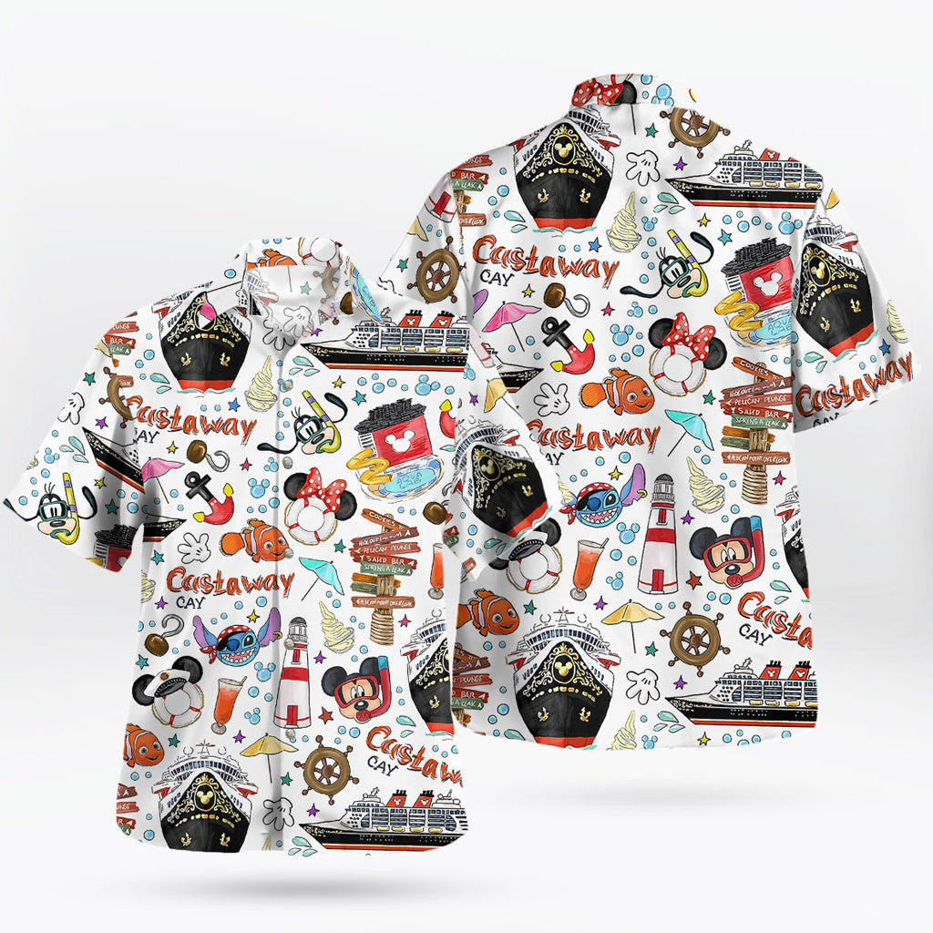Castaway Cruise Tropical Hawaiian Shirt