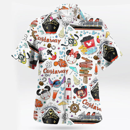 Castaway Cay Cruise Hawaiian Shirt