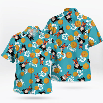 Kid Martial Arts Summer Vibes Hawaiian Shirt