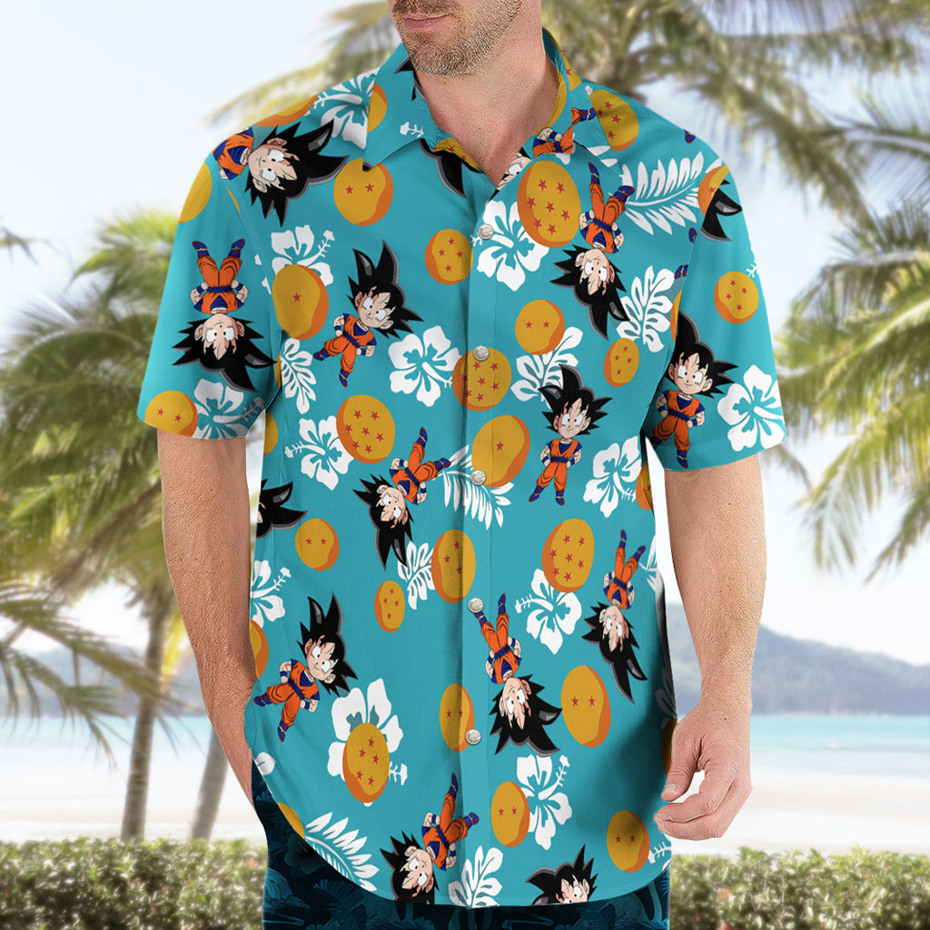 Kid Martial Arts Summer Vibes Hawaiian Shirt