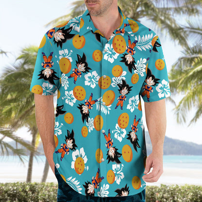 Kid Martial Arts Summer Vibes Hawaiian Shirt