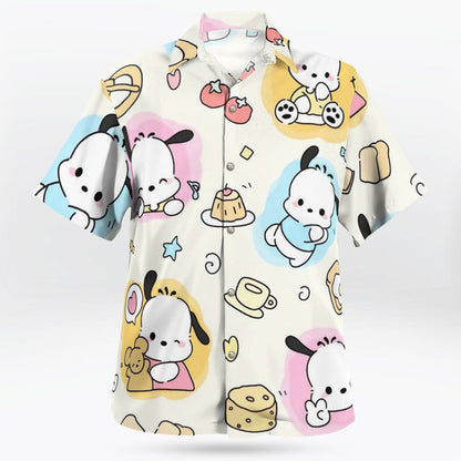 Cute Pochacco Hawaiian Shirt