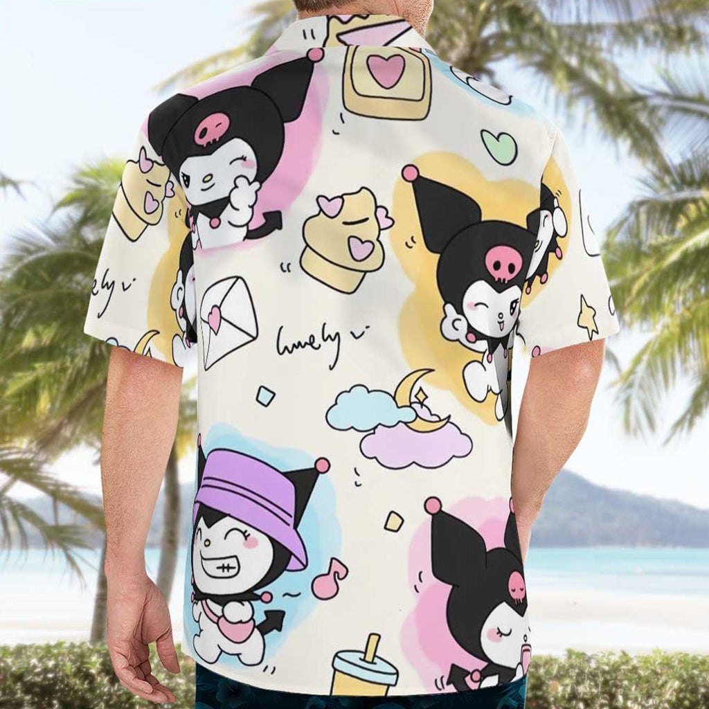Dark Kawaii Tropical Hawaiian Shirt
