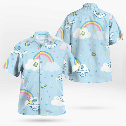 Cinnamoroll Hello Kitty Hawaiian Tropical Shirt