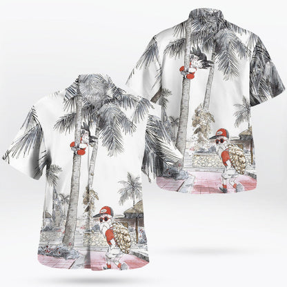 Retro Anime Martial Arts Hawaiian Shirt