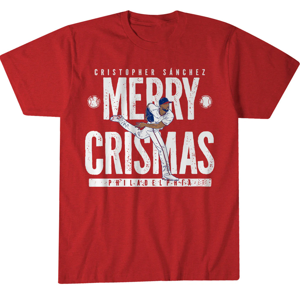 Philadelphia Phillies Cristopher Sanchez Merry Crismas Shirt