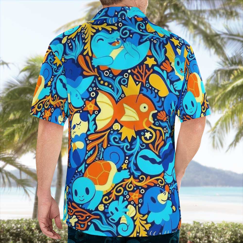 Water Creature Aloha Shirts for Men Women