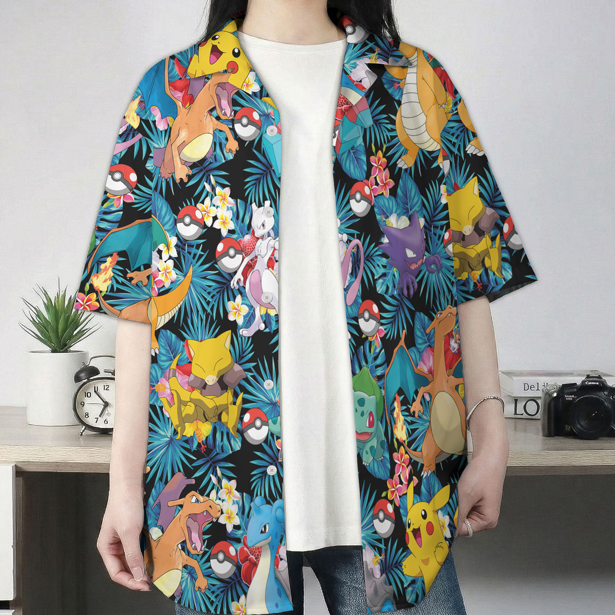 Fantasy Creature Tropical Pattern Hawaiian Shirt