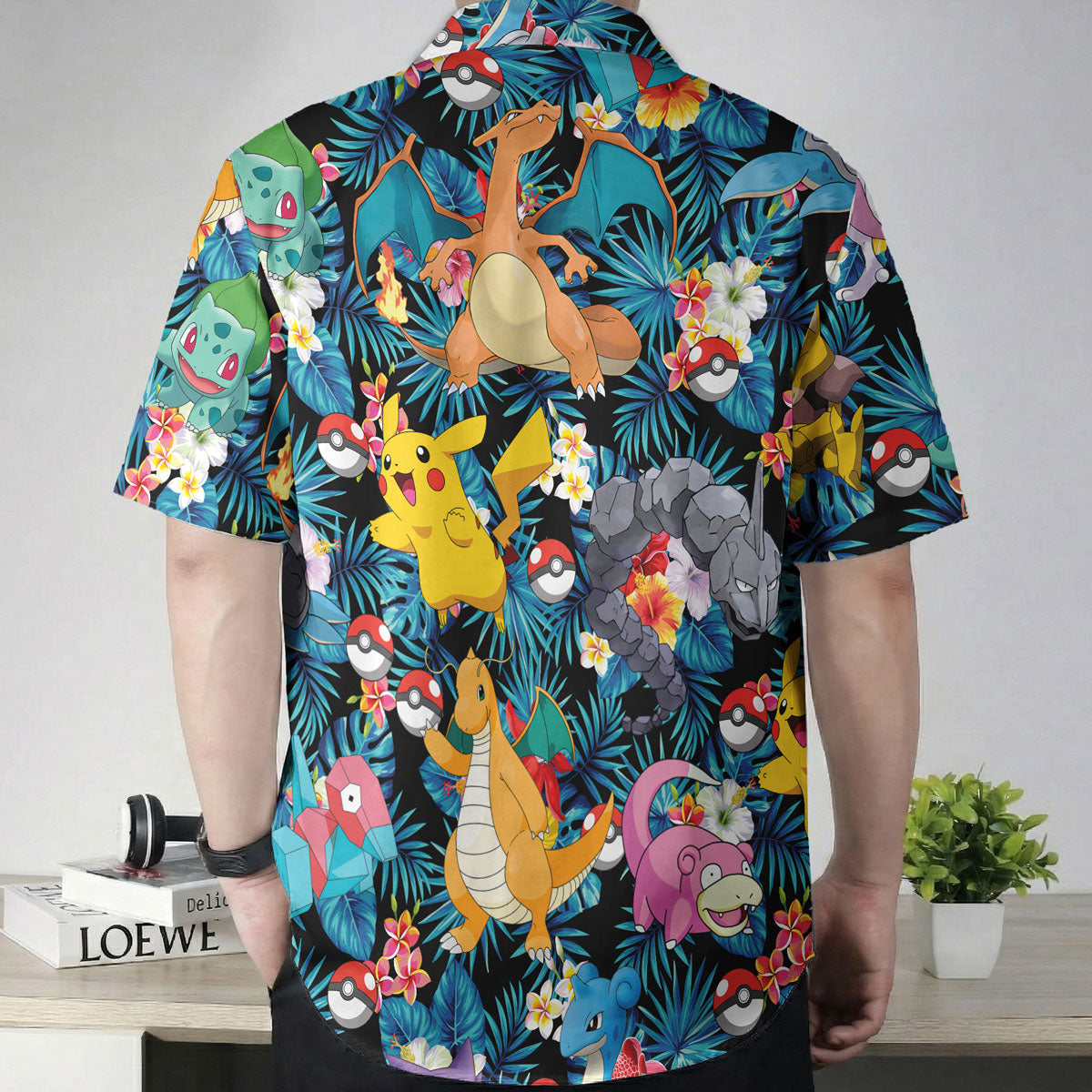 Fantasy Creature Tropical Pattern Hawaiian Shirt