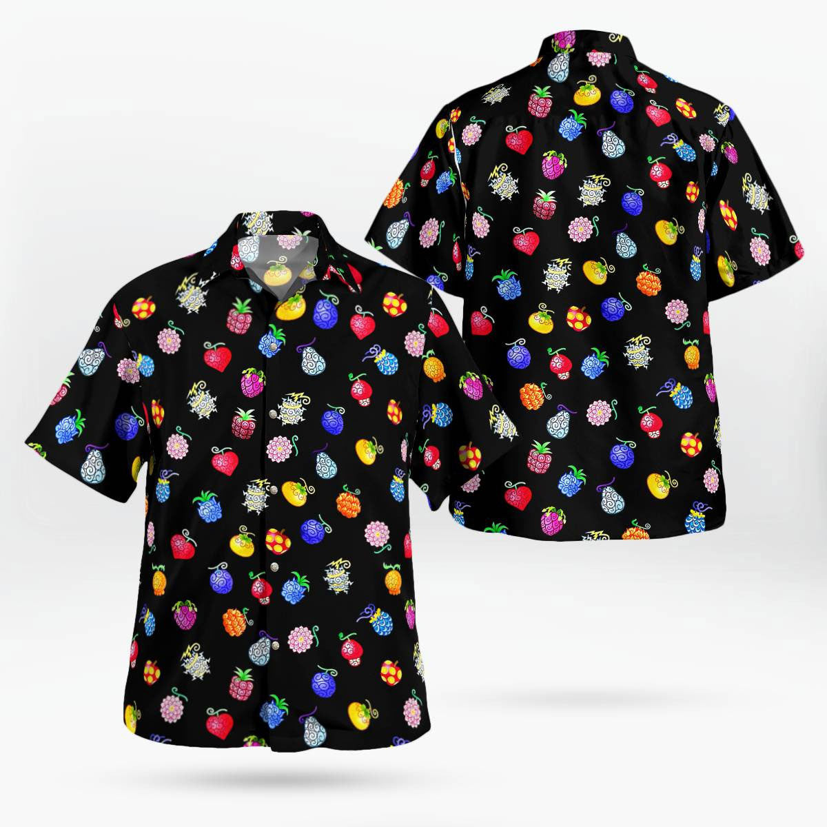 Mini Fantasy Fruit Pattern Hawaiian Shirt
