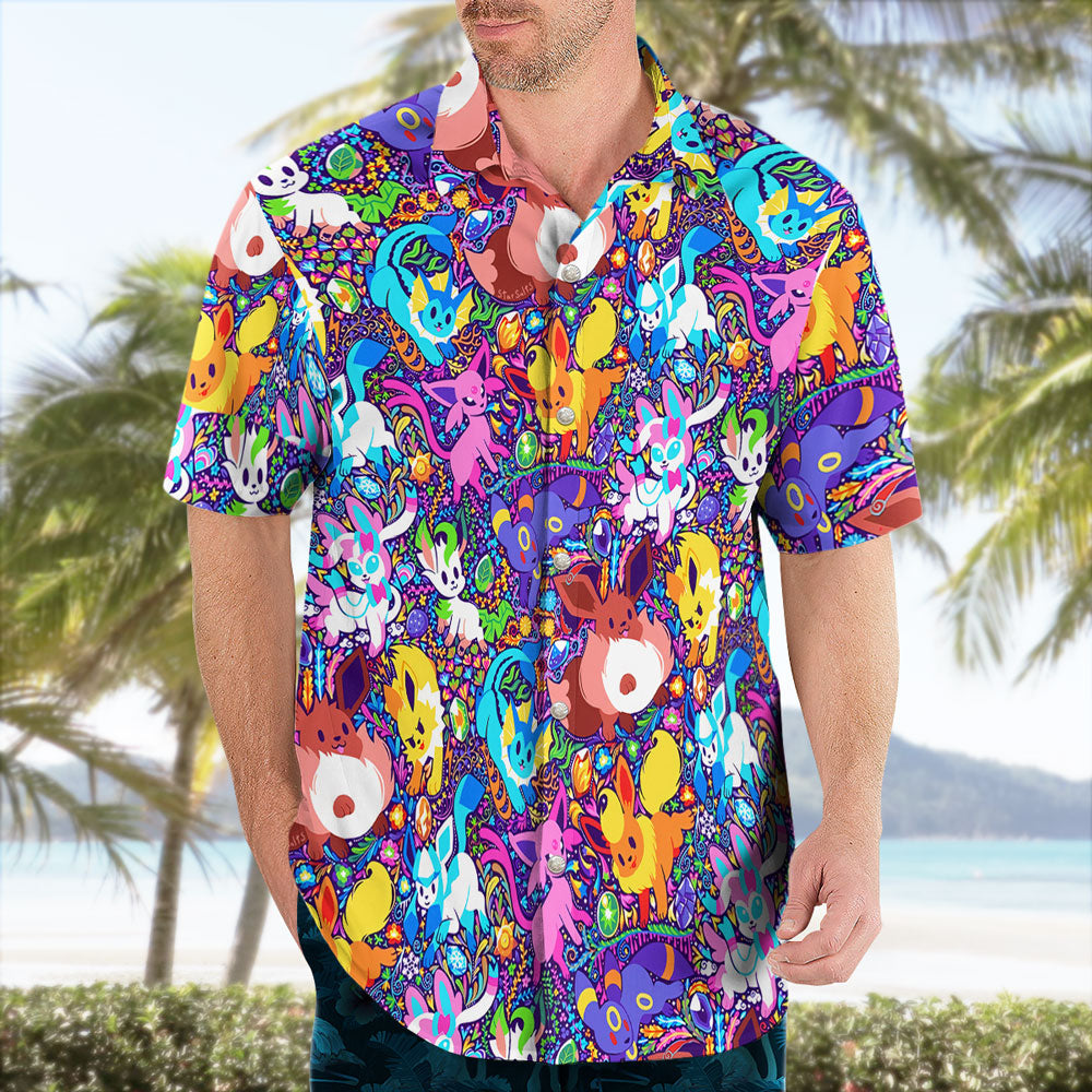 Cute Creature Evolution Tropical Hawaiian Shirt
