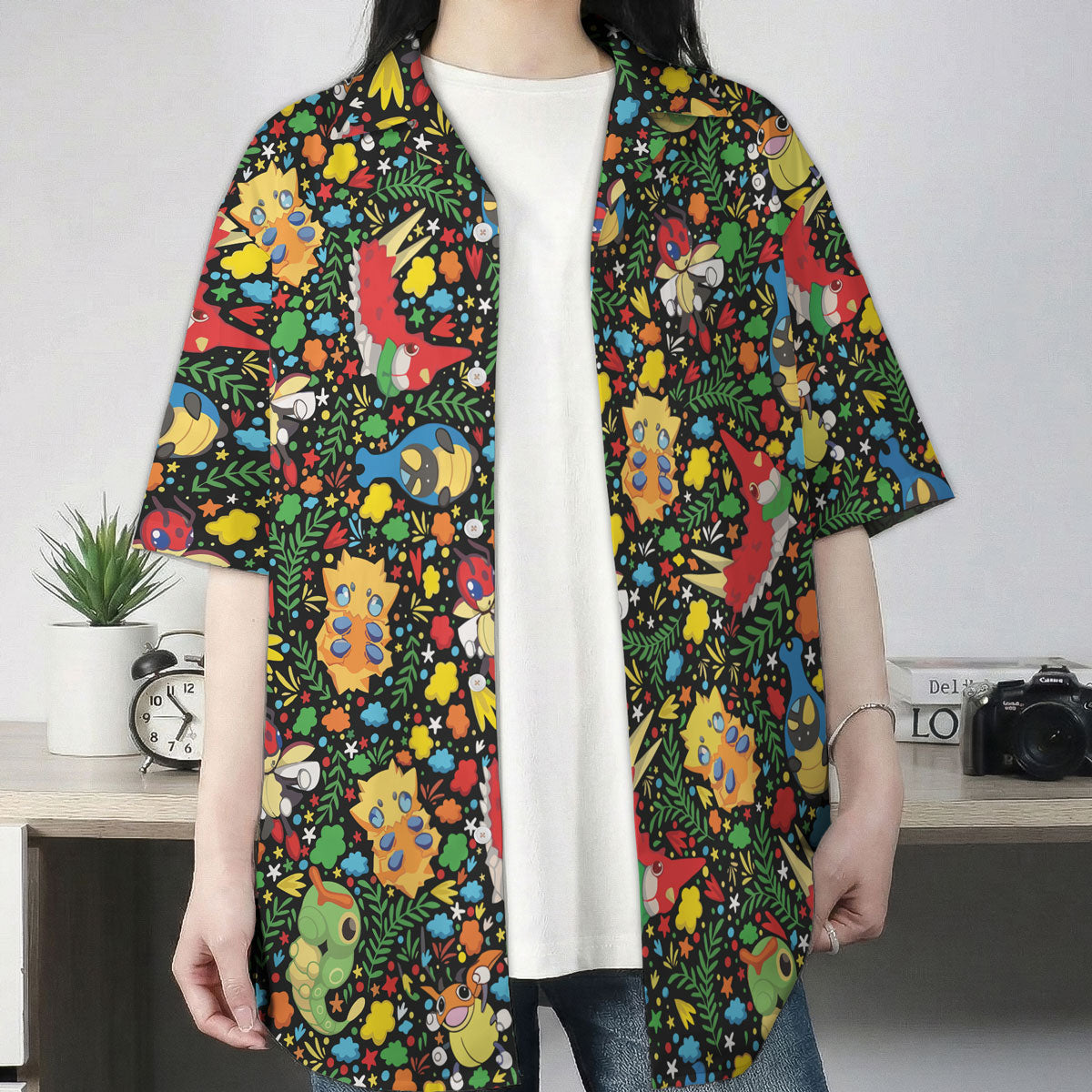 Bug Type Tropical Pattern Hawaiian Shirt