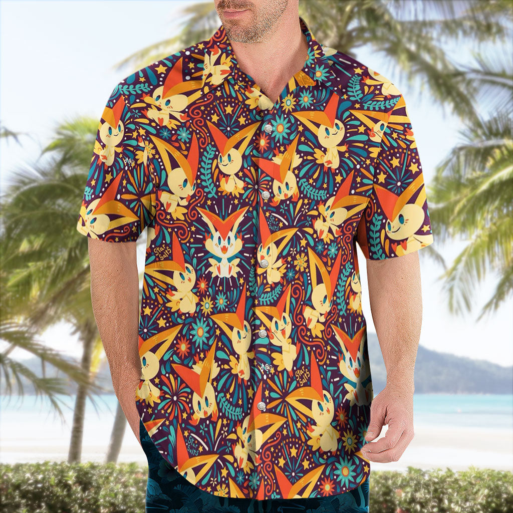 Victory Vibes Tropical Aloha Hawaiian Shirt