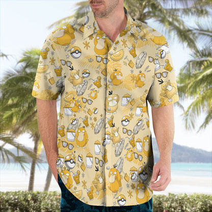 Yellow Duck Summer Mood Hawaiian Shirt