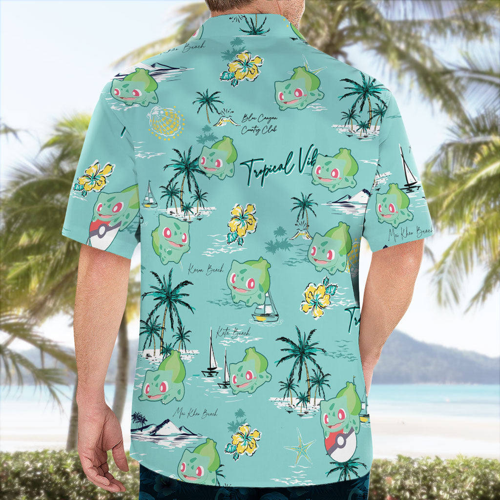 Ocean Breeze Tropical Sea Style Hawaiian Shirt