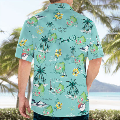 Ocean Breeze Tropical Sea Style Hawaiian Shirt