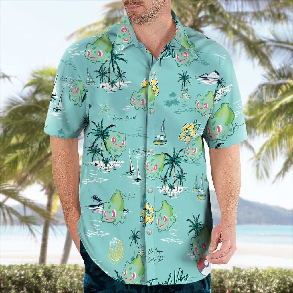 Ocean Breeze Tropical Sea Style Hawaiian Shirt
