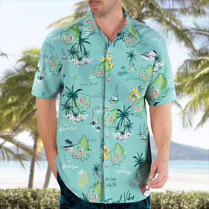 Ocean Breeze Tropical Sea Style Hawaiian Shirt