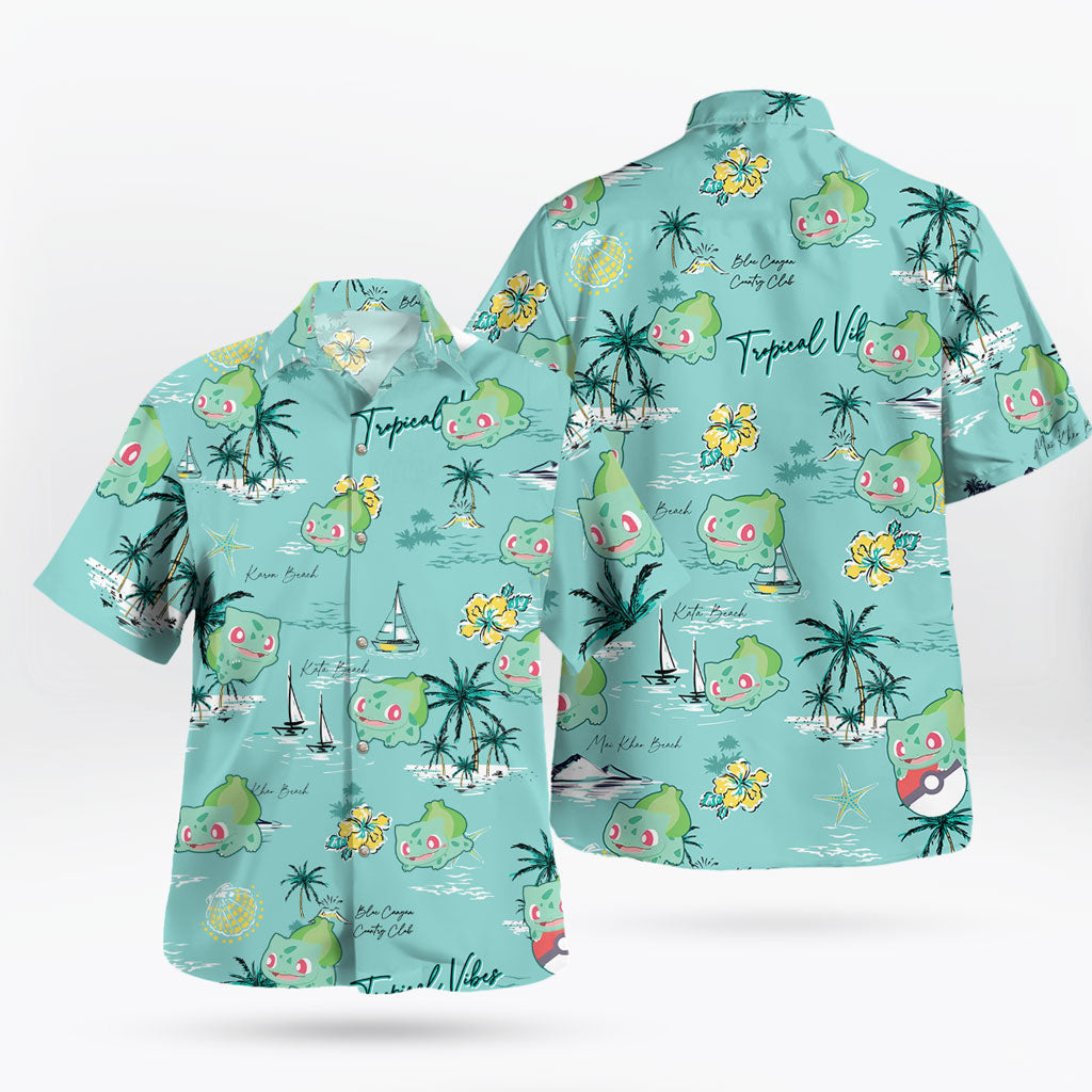 Ocean Breeze Tropical Sea Style Hawaiian Shirt