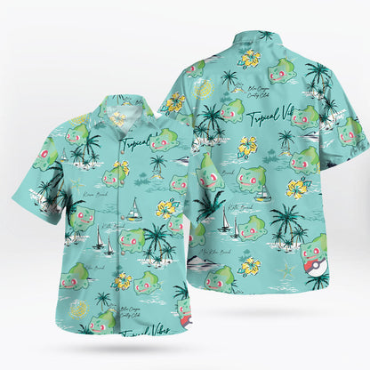 Ocean Breeze Tropical Sea Style Hawaiian Shirt
