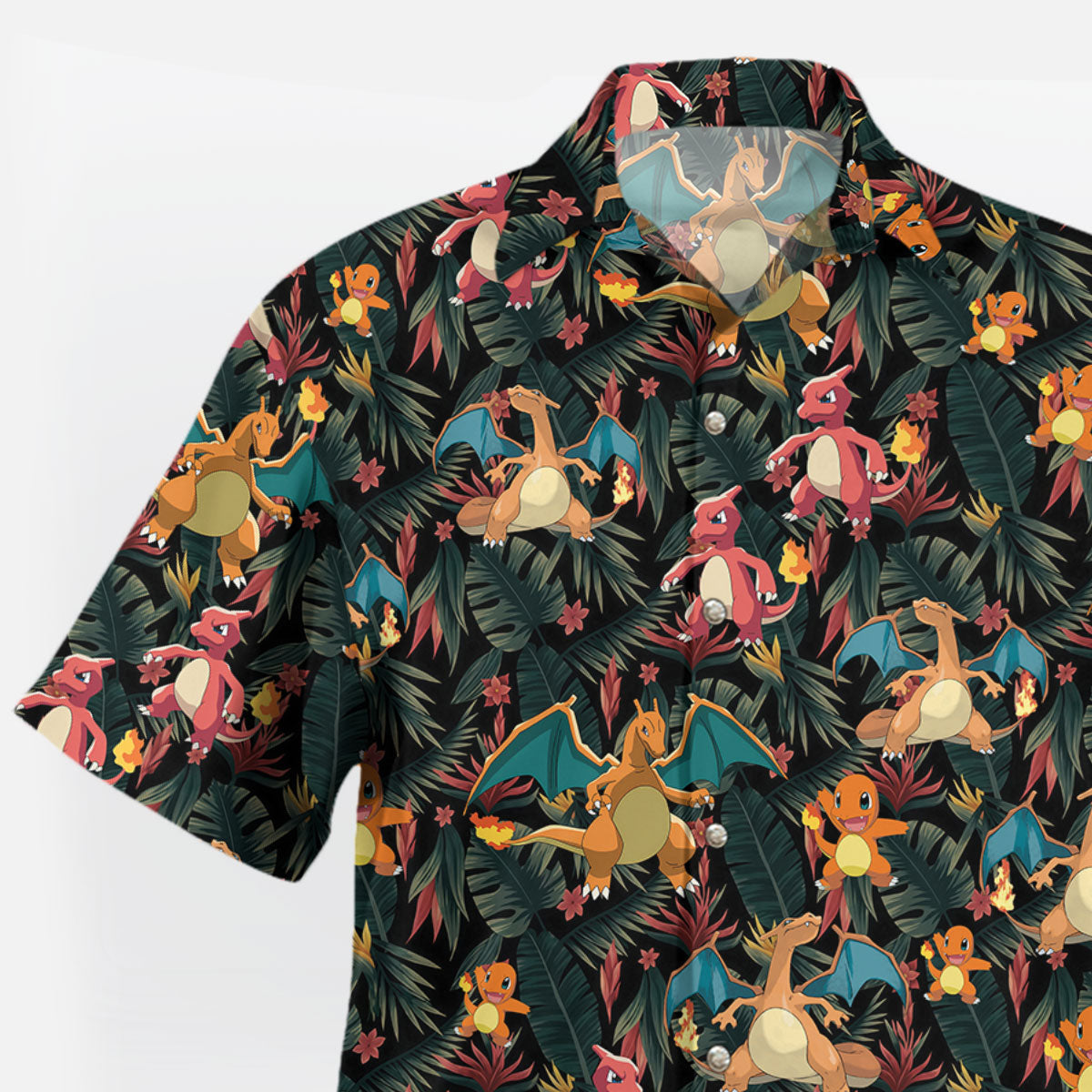 Fire Dragon Evolution Tropical Hawaiian Shirt