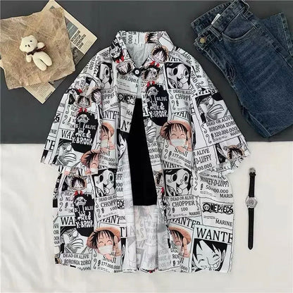 Pirate Wanted Men and Women Hawaiian Shirt