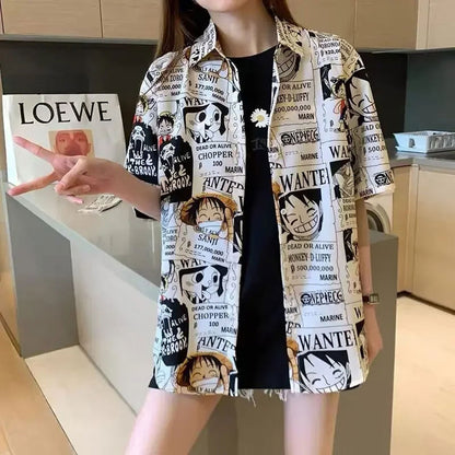 Pirate Wanted Men and Women Hawaiian Shirt