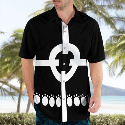 Target Pattern Inspired Hawaiian Shirt