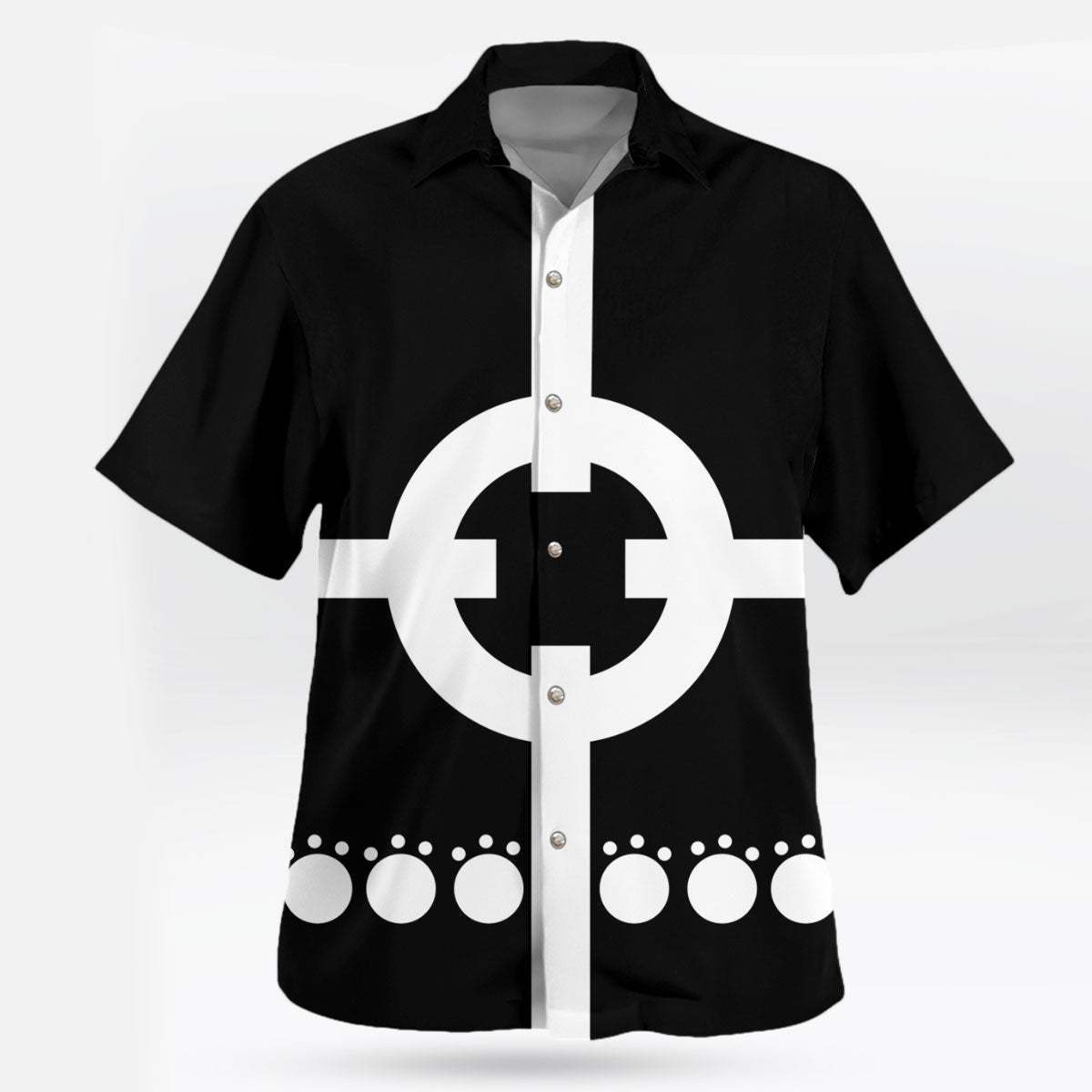 Bartholomew Kuma Inspired Target Pattern Hawaiian Shirt