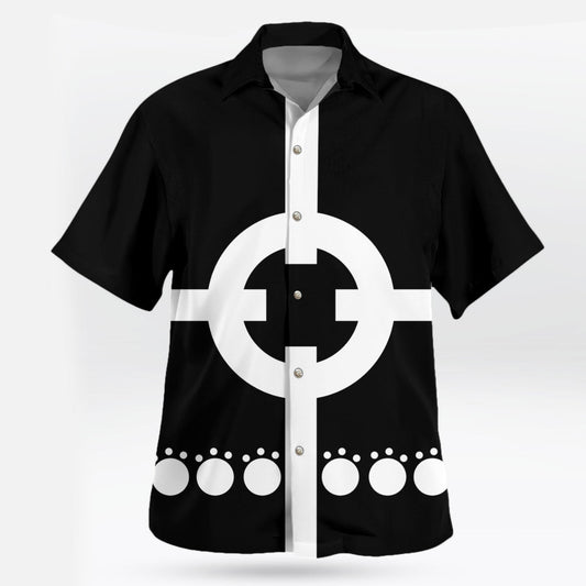 Bartholomew Kuma Inspired Target Pattern Hawaiian Shirt