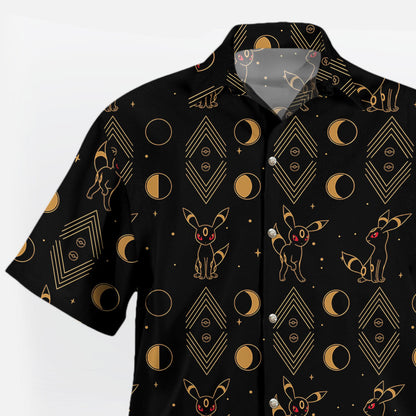 Moon Phase Tropical Hawaiian Shirt
