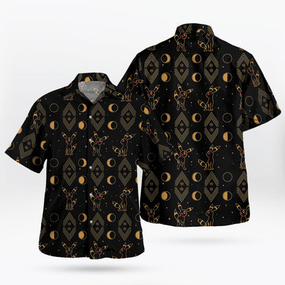 Moon Phase Tropical Hawaiian Shirt