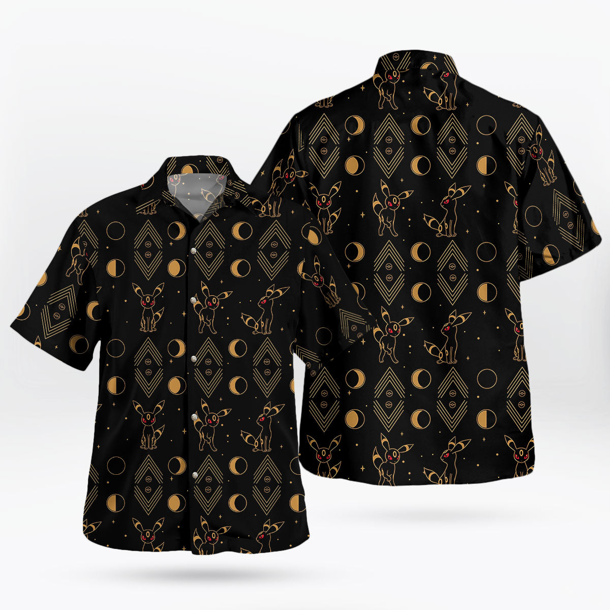 Moon Phase Tropical Hawaiian Shirt