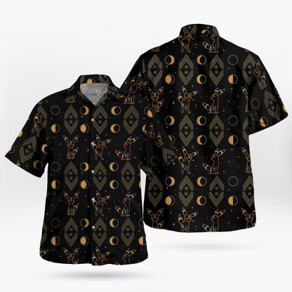 Moon Phase Tropical Hawaiian Shirt