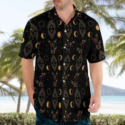 Moon Phase Tropical Hawaiian Shirt