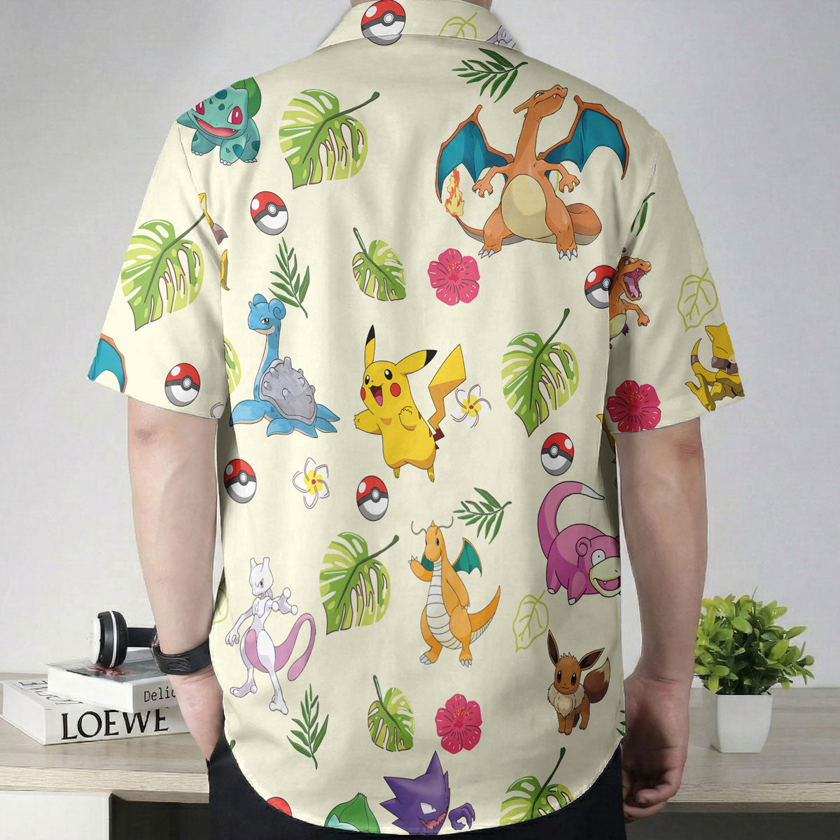 Tropical Cream Anime Hawaiian Shirt