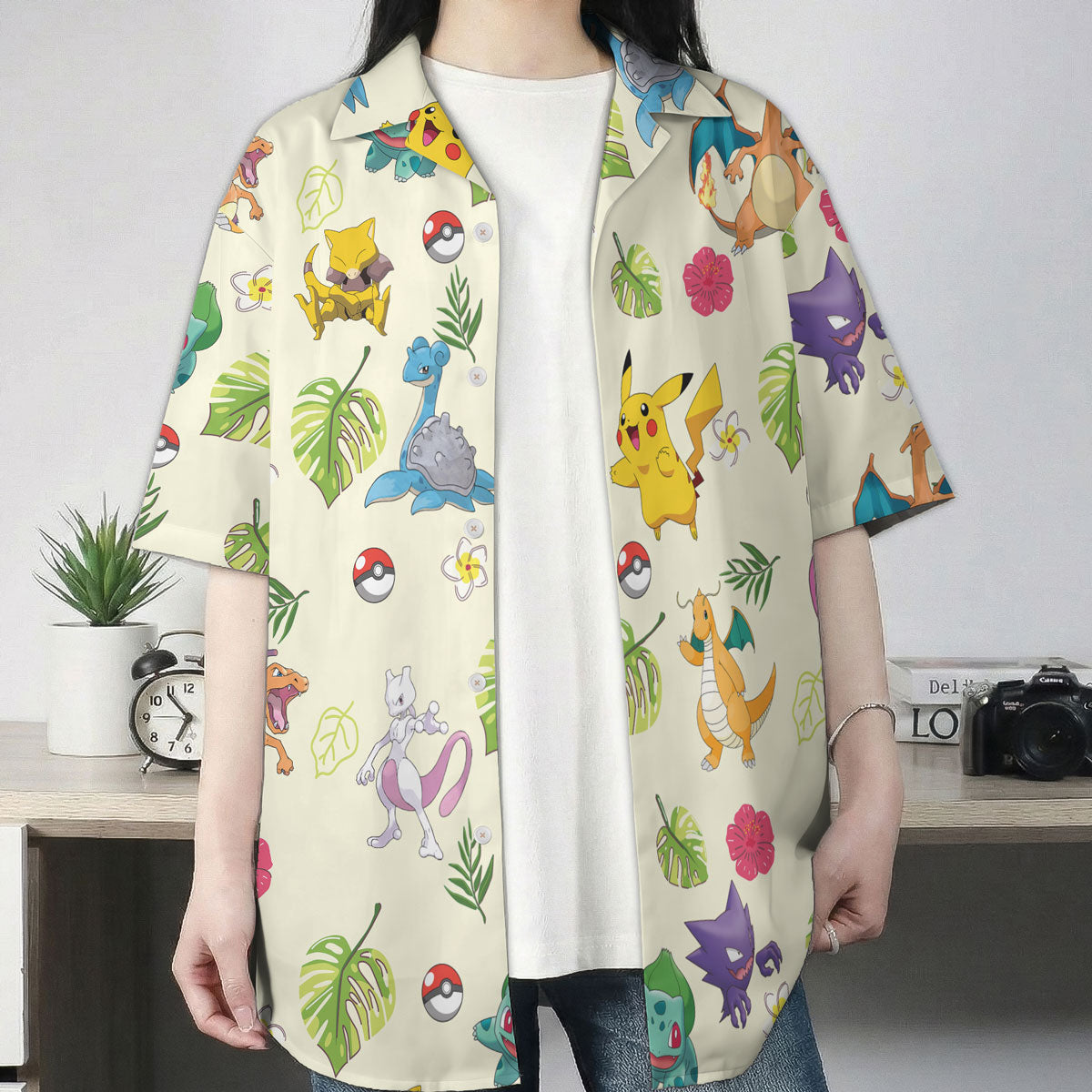 Tropical Cream Anime Hawaiian Shirt