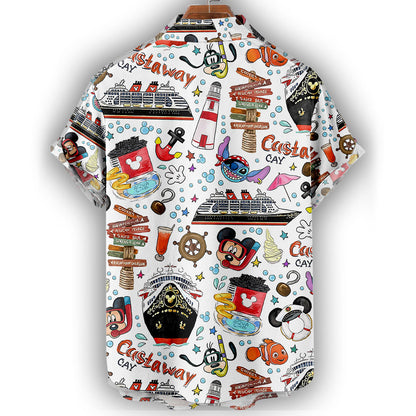 Castaway Cruise Tropical Hawaiian Shirt