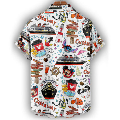 Castaway Cruise Tropical Hawaiian Shirt