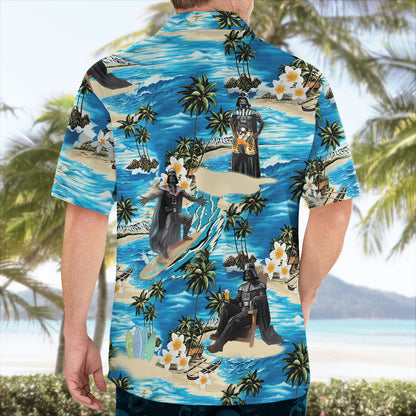 Dark Hero Tropical Beach Aloha Hawaiian Shirt