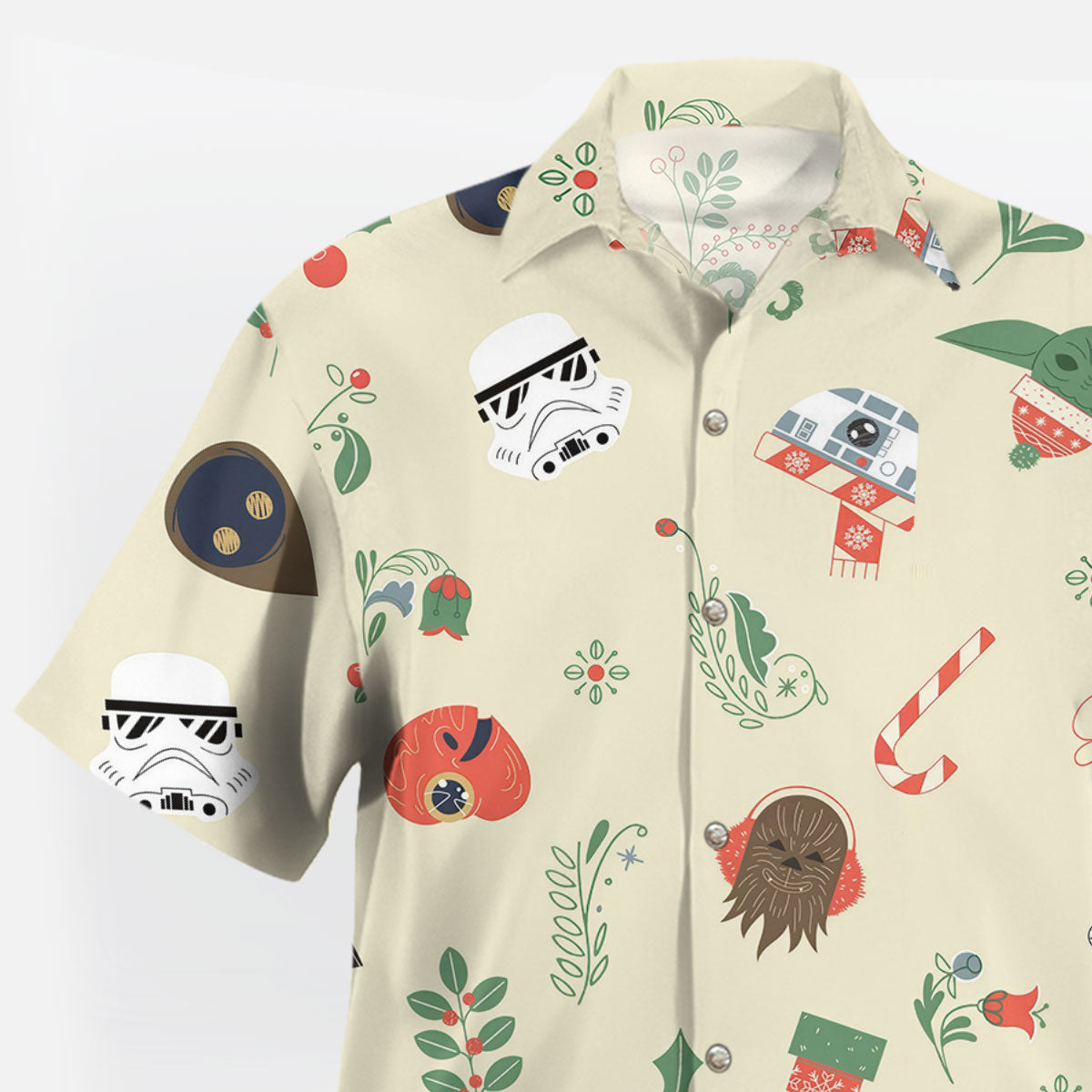 Christmas Holiday Character Hawaiian Shirt