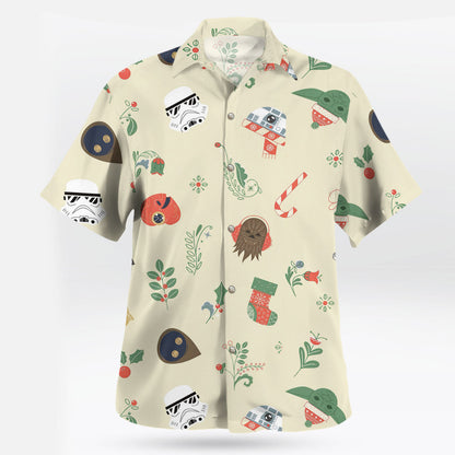 Star Wars Christmas Grogu Holiday Hawaiian Shirt