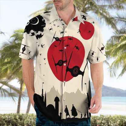 Fighter Rising Sun Aloha Hawaiian Shirt