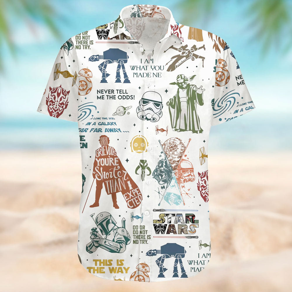 Vintage Quotes Collage Hawaiian Shirt