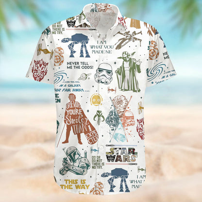 Vintage Quotes Collage Hawaiian Shirt