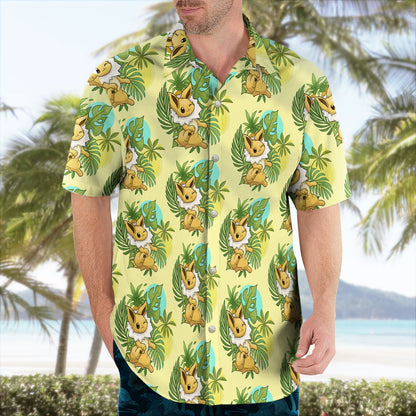 Tropical Yellow Aloha Hawaiian Shirt