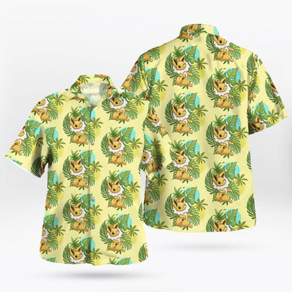 Tropical Yellow Aloha Hawaiian Shirt