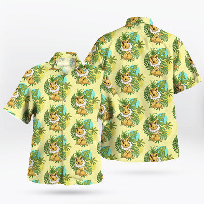 Tropical Yellow Aloha Hawaiian Shirt