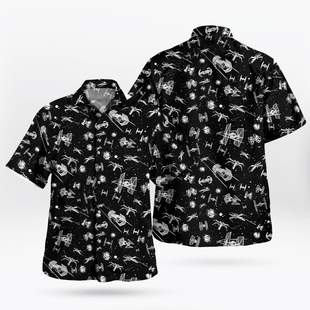 Galactic Space Battle Hawaiian Shirt